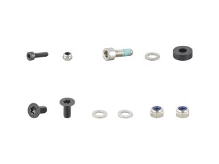 Trek Allant+ 9.9/Diamant Zouma Supreme+ Rear Fender Fastener Kit Kit x Kit Czarny