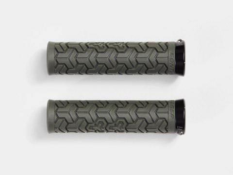 Chwyt Bontrager SE Elite﻿ Recycled, zestaw 130 mm Oliwkowy szary