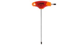 Unior T Handle Ball End Hex Wrenches Size 3mm Czerwony Pomarańczowy