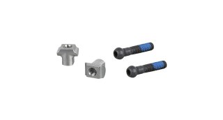 Zestaw mocowania Trek Speed Concept Aerobar Speed Concept 6mm Bolt & T-nut Kit Srebrny