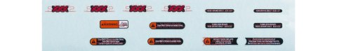 Bontrager Wheelsystem Replacement Aeolus XXX 2 Decals Czarny/Czerwony