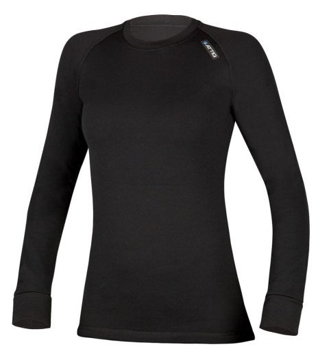 Longsleeve Attiq Tecnostrech Czarny Damski (XL)