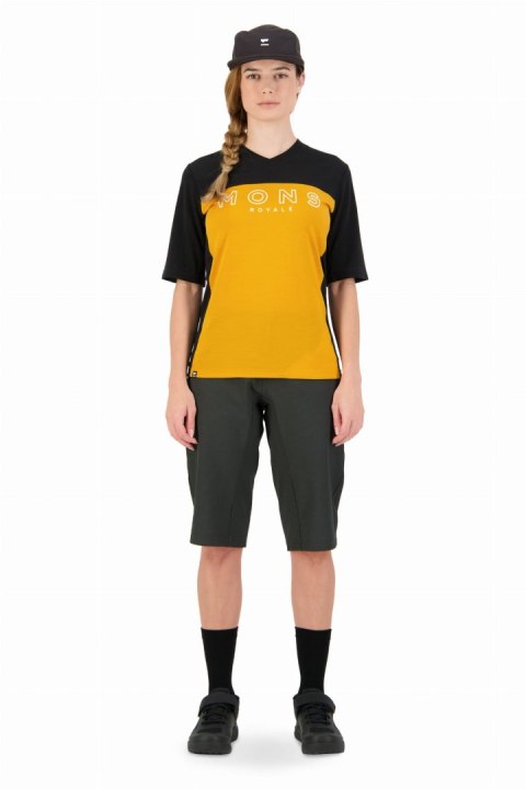Koszulka Mons Royale OL Black Gold Damska (XS)