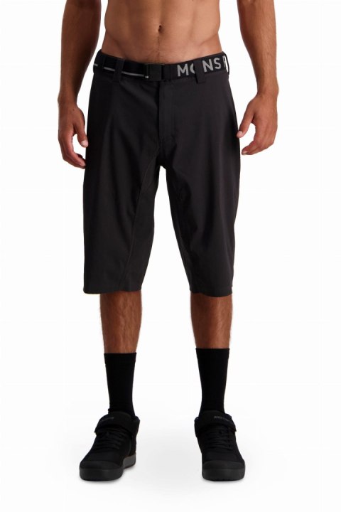 Spodnie Mons Royale Virage Logo Black Męskie (S)