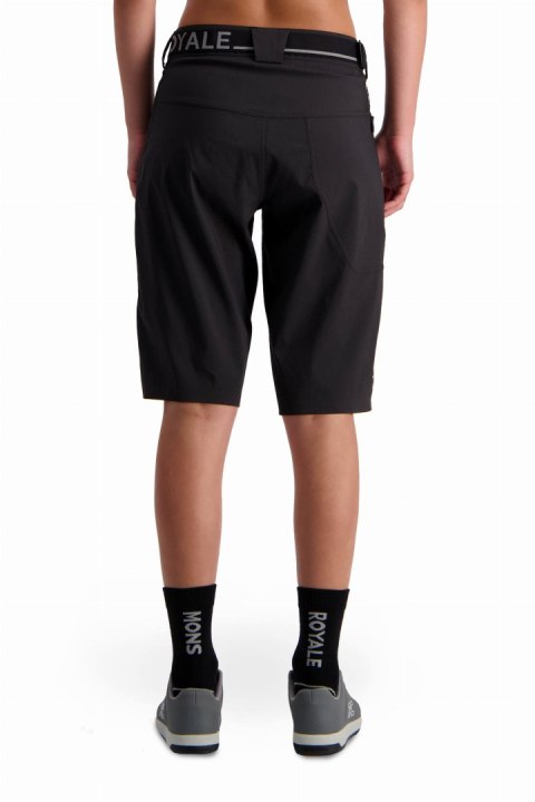 Szorty Mons Royale Virage Logo Black Damskie (XS)