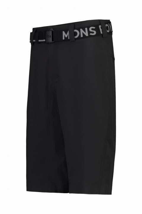 Szorty Mons Royale Virage Logo Black Damskie (XS)