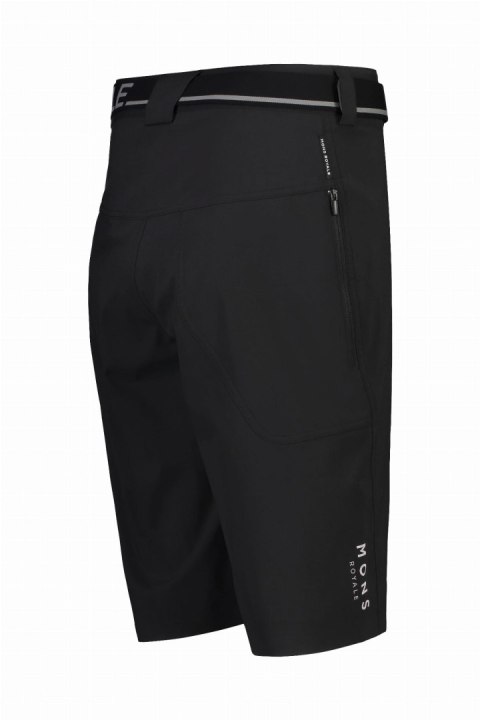 Szorty Mons Royale Virage Logo Black Damskie (XS)