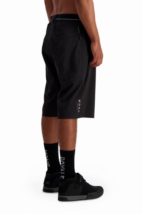 Szorty Mons Royale Virage Logo Black Męskie (S)