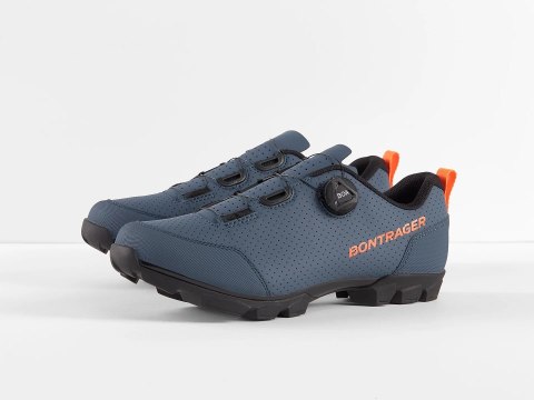 Buty Bontrager Evoke Battleship Blue Radioactive Orange (40)