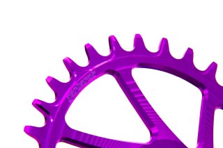 Tarcza Garbaruk GXP Road/CX Oval 42T Fioletowa