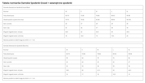 Spodenki Attiq Gravel + wewnętrzne spodenki Damskie (XS)