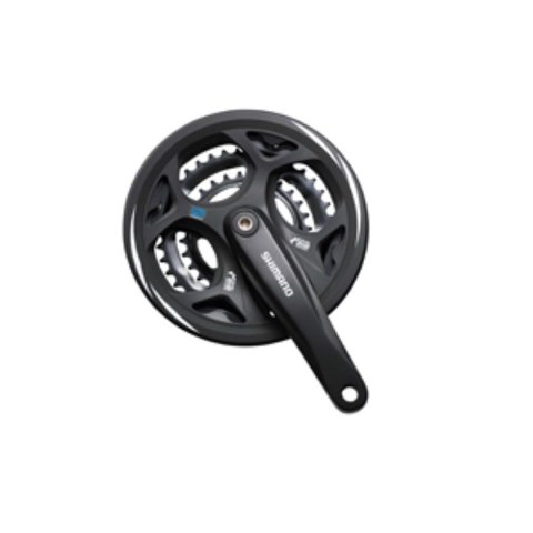 Mechanizm korbowy SHIMANO FC-M311 8 7-biegów 1750 mm 48-38-28T Czarny