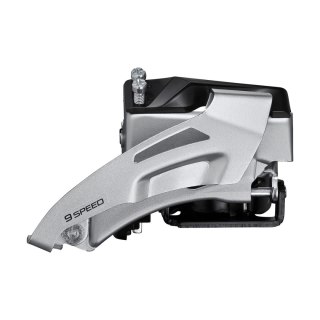 Przerzutka przednia SHIMANO ALTUS FDM2020TSSET Dwurzędowy TOP SWING Mocowanie za pomocą obejmy L (349 mm z adapterem 318 mm i 28