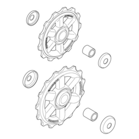 Kółka przerzutki Shimano Y5W898030