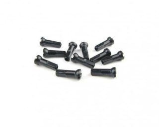 Nyple aluminiowe Sapim Polyax 12mm Czarne Secure Lock
