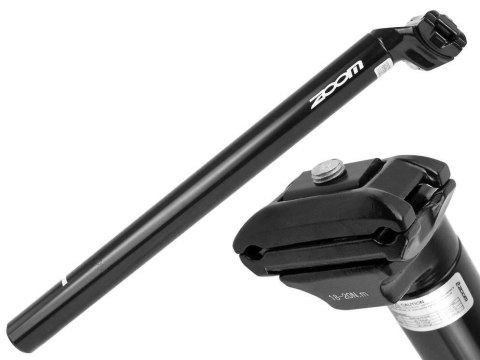 Wspornik siodła 27,2x400mm SP-C212 Czarny Aluminiowy