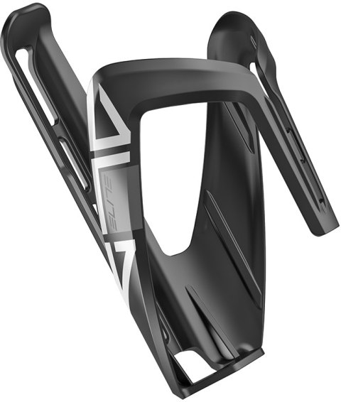 Koszyk rowerowy ELITE ala czarny/biały