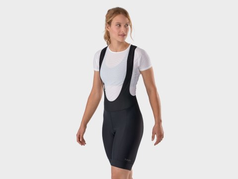 Damskie spodenki rowerowe z szelkami Trek Solstice Czarne (L)