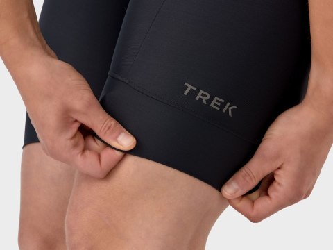 Damskie spodenki rowerowe z szelkami Trek Solstice Czarne (S)