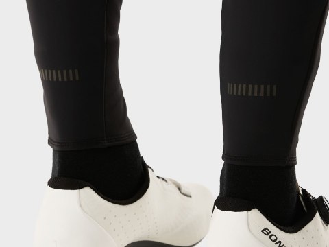 Długie spodnie rowerowe z szelkami Trek Circuit Softshell czarne (S)