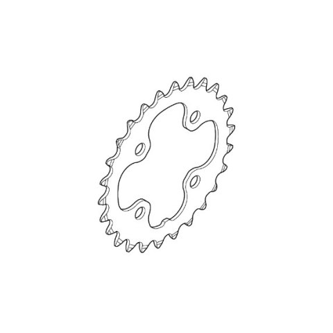 Tarcza mechanizmu korbowego SHIMANO DEORE LX 26T do FC-M670/FC-M660/FC-T671/SHIMANO DEORE LX Trekking