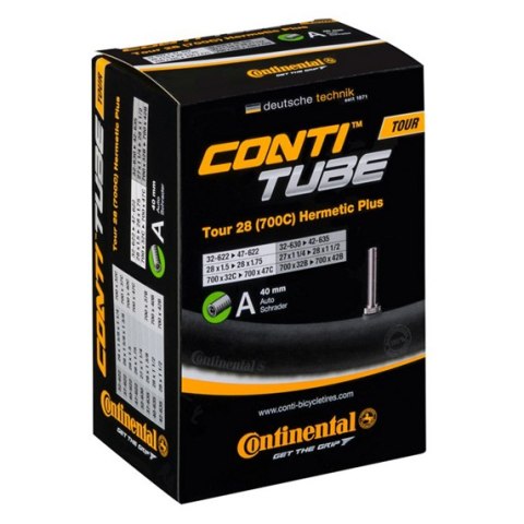 Dętka Continental TOUR 28 HERMETIC PLUS Auto 40mm 32-622/47-622