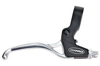 Dźwignie rowerowe hamulca TEKTRO czarno/srebrne ts384a