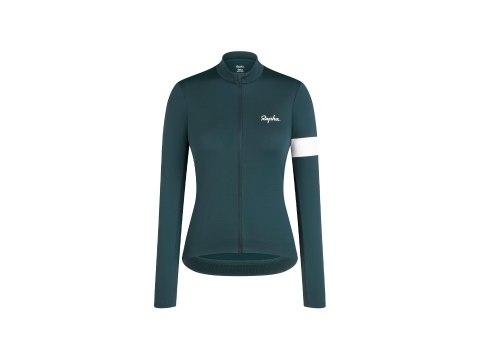 Jersey Rapha 25 Core Thermal LS Women Large Forest Green