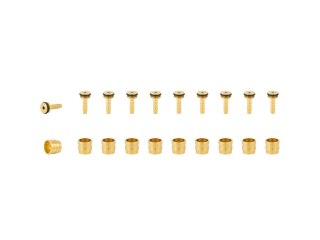 Brake Part Tektro Hose Fitting Kit 5.5mm Gold 10 Pack