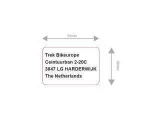 Decal Trek TCG EU Elite Waterbottle 40/Sheet