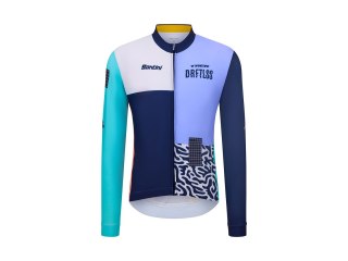 Jersey Santini Trek Driftless Long Sleeve Medium Blue