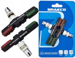 Klocki 960V BRAKCO, gwint, 72mm, zielono-czarne