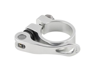 Seat Collar Lee Chi Clamp 36.4mm Quick Release Silver