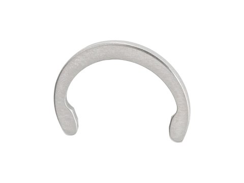 Spacer Trek Crescent Ring M12 x 1mm Silver Each