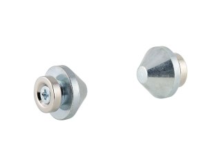 Tool Unior Universal Truing Stand Thru Axle Adapters Silver