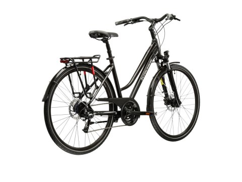 Kross Trans 4.0 Damski Czarny Srebrny Połysk 2025 (L)