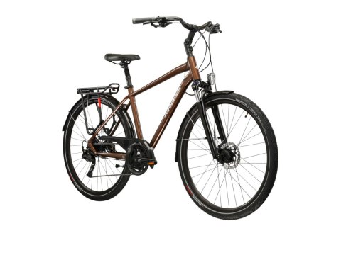 Kross Trans 5.0 Męski Brązowy Srebrny Połysk 2026 (XL)