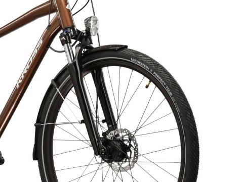 Kross Trans 5.0 Męski Brązowy Srebrny Połysk 2026 (M)