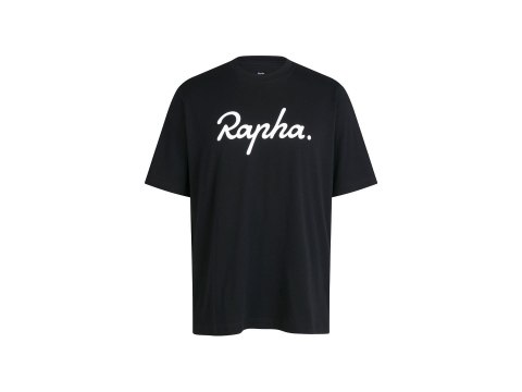 Shirt Rapha Logo Tee X-Small Black/White