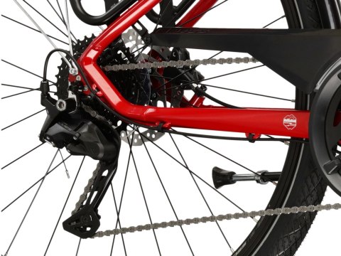 Kross Trans 5.0 Damski Czerwony Srebrny Połysk 2026 (M)