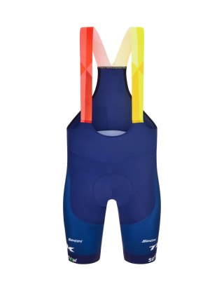 Short Santini Trek Team Bib Large Blue/Yellow