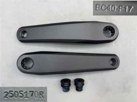 Mechanizm korbowy EC40 F17-ISIS-170(BL-S02) Isis ALLOY 170 Sand Black BLACK WO/LOGO