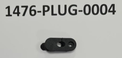 Osłonka przeciwkurzowa Internal Cable Routing Port Plug/Cover 1 hole 5.2mm
