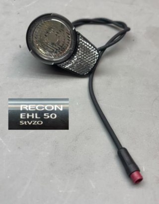 Przednia lampa RECON E HL 50LUX FRONT LIGHT 6-48V WO/BRACKET BLK L:500MM W/JL-F-22075AG CONNECTOR