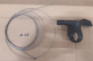 Sztyca RM05 HORIZONTAL PLASTIC BLACK W/O HOUSING W/1.1MM CABLE 1800MM