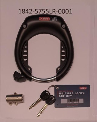 Zabezpieczenie 5755LR SHIELD XPLUS R OE W/Battery Lock BLK 2 KEYS BLO GIA IT1 M XPLUS CYLINDER