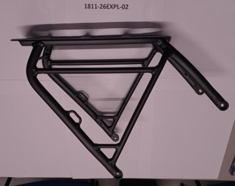 Bagażnik MIK HD ALLOY REAR CARRIER BLK MY26 EXPLORE E+ DD M, STA M