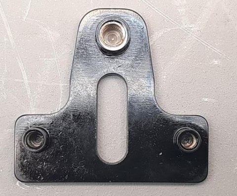 Części elektryczne e-Bike Battery Lock Holder Stainless Black