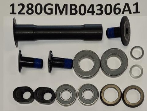 Elementy zawieszenia GMB043 REIGN E+ R.FRAME PIVOT JY001C(M. BLK)(11+13) W/Flip chip