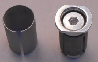 Gwiazdka sterów GEX02 Carbon Fork Steerer Expander Plug (Fits OD Ø28.6mm x Ø23.6mm ID) AL Polish WO/Cap